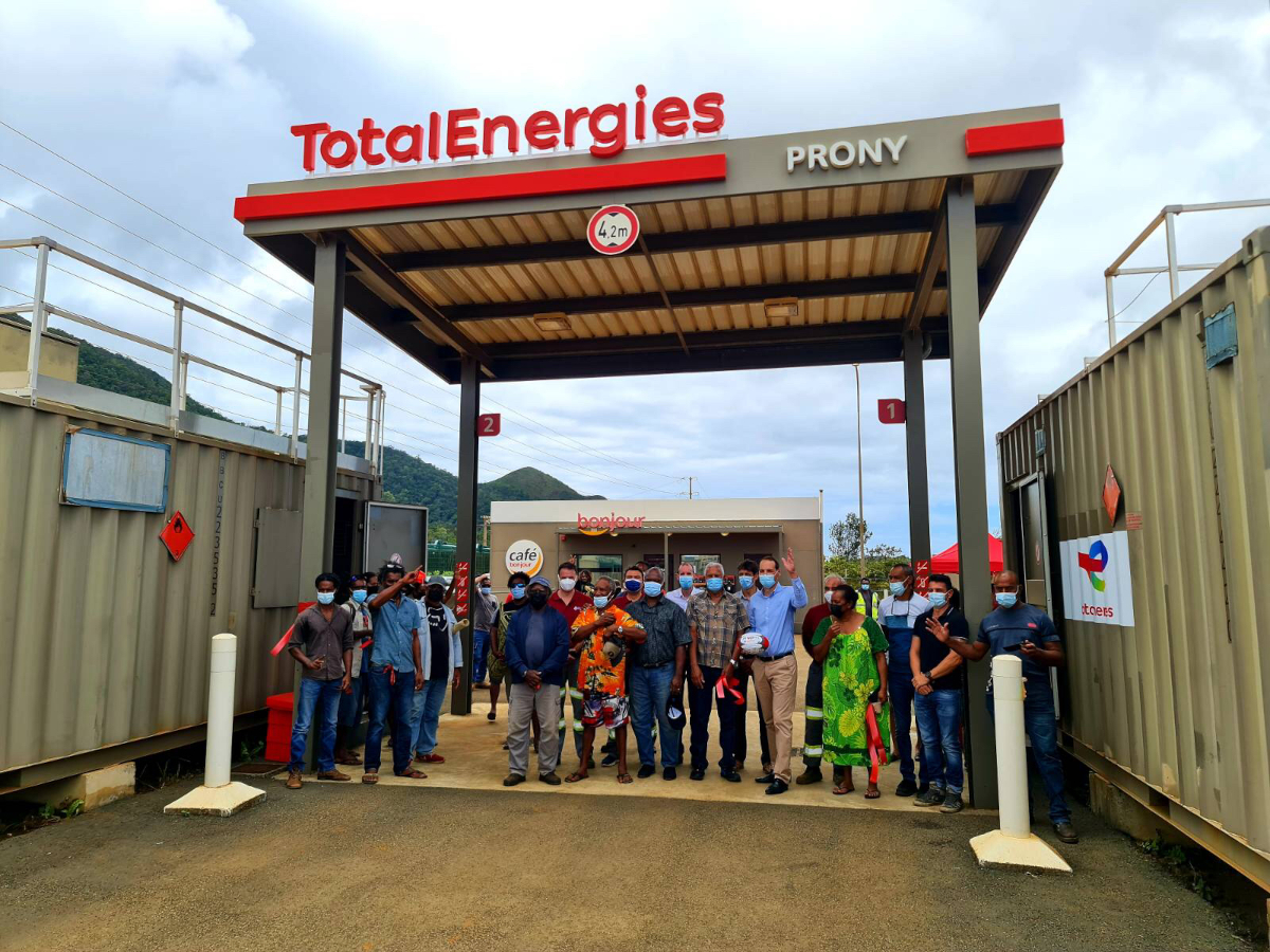 Inauguration of TotalEnergies service station in Prony, New Caledonia