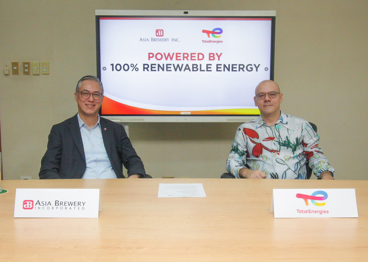 signing ceremony between Asia Brewery and TotalEnergies ENEOS