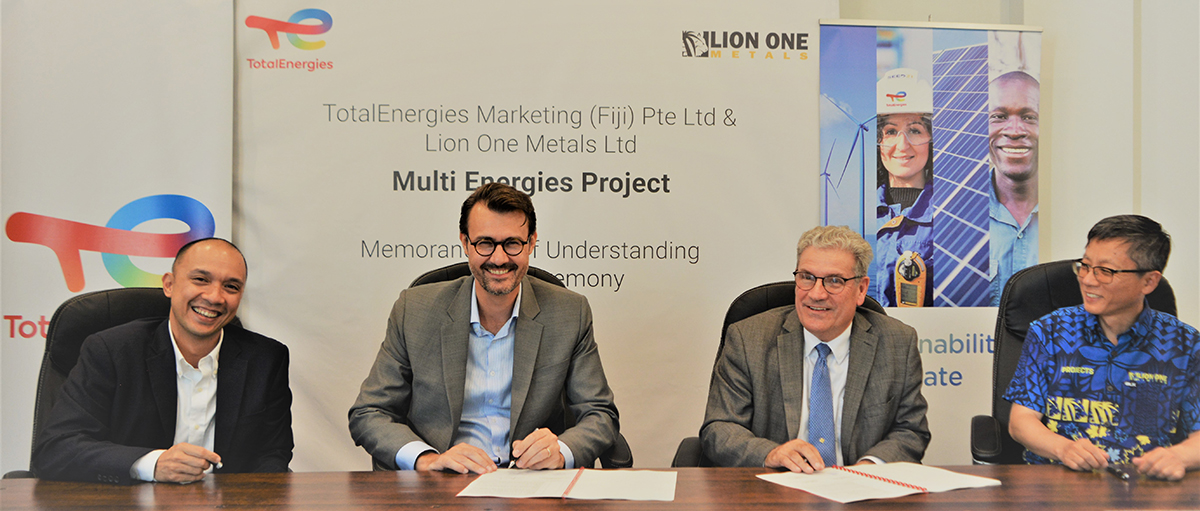 TotalEnergies and Lion One signs MoU to develop Solar Solutions in Fiji