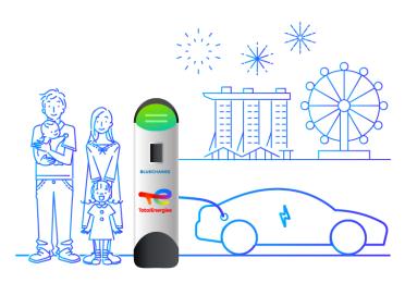 Bluecharge by TotalEnergies National Day 2022 Free Charging Campaign