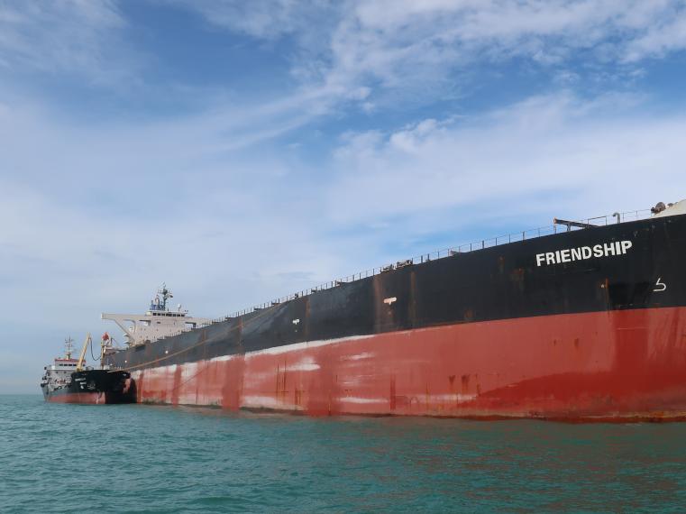 TotalEnergies Marine Fuels' 1st bio-VLFSO bunker delivery in Singapore's port waters