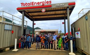 Inauguration of TotalEnergies service station in Prony, New Caledonia