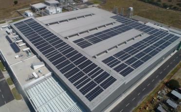 site of Yanmar's facility in India where the solar rooftop is installed by TotalEnergies ENEOS