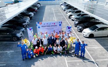 solar panel inauguration of TotalEnergies Corbion 2024 plant at rayong