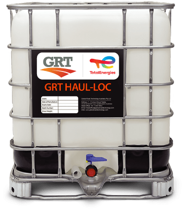 GRT Haul-Loc dust suppressant in a large container