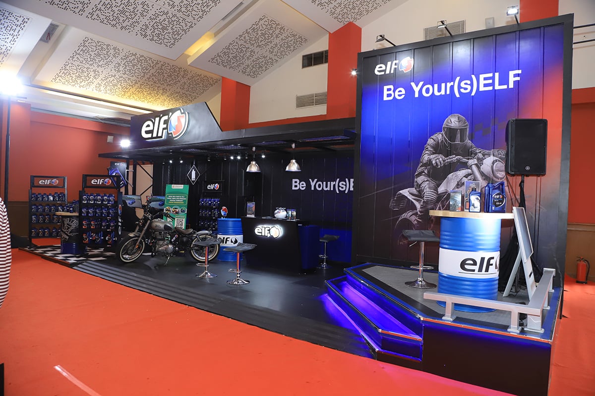 ELF booth at ELF Indonesia launch event